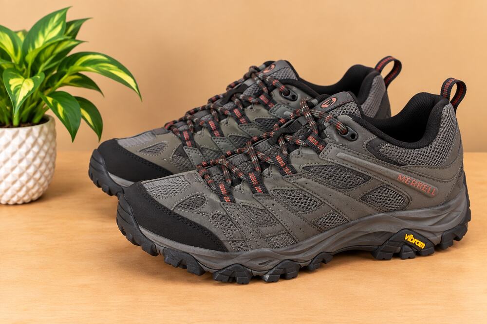 USED Merrell Men's Moab 3 Waterproof Hiking Shoe, Beluga, 9.5